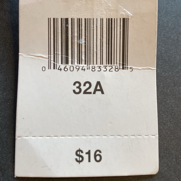 32A NWT Front Close Racerback Soft Bra, Lace Edge Adj Straps No Underwire Boning - Picture 2 of 10